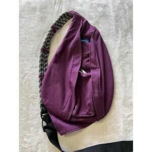 Kavu Rope Sling Crossbody Backpack Hiking Outdoor Purple Bag